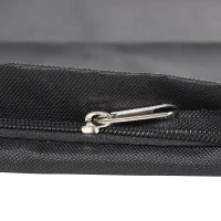 Outsunny Housse de protection pour parasol en tissu Oxford 300D fermeture à glissière et tige de support 240 x 48/70 cm noir(m-9)