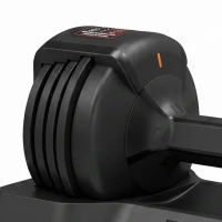 SPORTNOW Verstelbare dumbbell 11 kg met snelle gewichtsverstelling, opbergbasis en antislip handgreep(m-13)