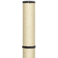 PawHut Cat Scratching Post, 80cm Tall Cat Scratch Post with Sisal Rope, Plush Base, Lightweight Claw Scratcher(m-13)