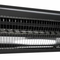 Outsunny Infrarood Terrasverwarmer 2500W met Touchbediening, Afstandsbediening, 3 Warmtestanden en Verstelbare Standaard(m-11)