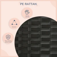 PawHut Extendable Elevated Dog Bed, Rattan Dog House, with Water-Resistant Roof, Removable Cushion, Cream(m-5)