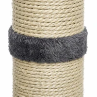 PawHut Cat Scratching Post, 80cm Tall Cat Scratch Post with Sisal Rope, Plush Base, Lightweight Claw Scratcher(m-10)