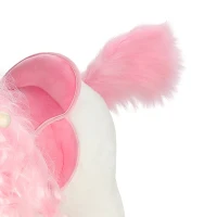 AIYAPLAY Caballito Balancín para Bebés Unicornio Sonidos de Cascos y Relinchos Boca y Cola Móviles 1-3 Años Blanco(m-14)