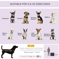 PawHut 69cm Pet Carrier, with Cushion, for Miniature and Small Dogs - Purple(m-5)