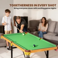 SPORTNOW 4FT Mini Folding Pool Billiards Table(m-7)