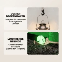 Outsunny Aufblasbares Zelt 2-3 Pers. Schneller Aufbau Outdoor Camping Zelt mit Luftpumpe Meshfenster abnehmbar Dach(m-9)