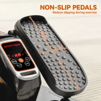 SPORTNOW Under Desk Elliptical Machine for Home, Electric Elliptical Machine with 12 Adjustable Speed, LED Monitor(m-7)