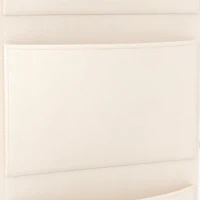 HOMCOM Chest of Drawers, Dresser with 10 Fabric Drawers, Tall Storage Unit with 4 Pockets and 2 Hooks Steel Frame, Beige(m-11)