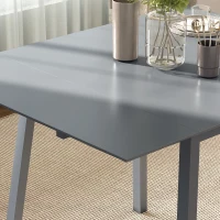 HOMCOM Solid Wood Folding Dining Table, Drop Leaf Table for 2-4 People,  Rectangle Kitchen Table(m-9)