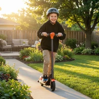 SPORTNOW Electric Scooter for Kids, with LED Display, Green(m-10)