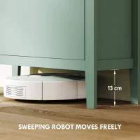 HOMCOM Modern Three-Drawer Shoe Cabinet - Green(m-6)
