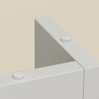 HOMCOM Mesa de Comedor para 4 Personas con Sobre Abatible y Compartimentos Ocultos, 120 x 60 x 75,5 cm, Blanco(m-9)