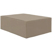 Outsunny Schutzhülle für Gartenmöbel Winterfest Wasserdicht Abdeckung Abdeckplane Oxford 275 x 205 x 90 cm Beige(m-1)