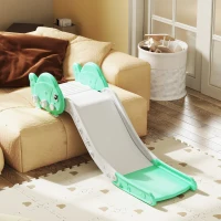 AIYAPLAY Kids Sofa Slide with 130cm Extended Length, HDPE Toddler Slide for Sofa, Bed, Stairs, Easy Assemble & Storage, Green(m-8)