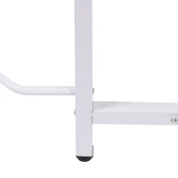 HOMCOM Escritorio Esquinero Moderno con Marco de Acero Carga 70 kg para Oficina Hogar Estudio 150x150x76 cm Roble(m-13)