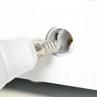 HOMCOM Hollywood Spiegel mit Beleuchtung, Touch-Steuerung, Memory-Funktion, 12 dimmbare LED-Lampen, weiß, 80 x 60 cm(m-8)