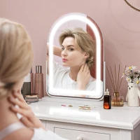 HOMCOM 43 x 59cm LED Vanity Mirror - White(m-2)
