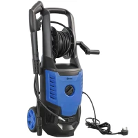 Outsunny 2200W High Pressure Washer, 170 Bar Pressure Washer with Adjustable Nozzle and 6M Hose, 32W x 32D x 80H cm Blue(m-1)