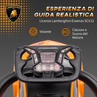 AIYAPLAY Macchinina per Bambini 2 in 1 con Maniglione e Barriera di Sicurezza, 86.5x40x89.5 cm, Arancione e Nero(m-6)