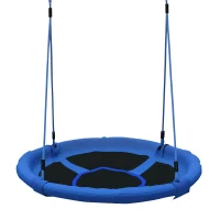 HOMCOM Altalena da Giardino per Bambini tra 3 e 8 anni, Altalena per Bambini da Interno ed Esterno 100x180 cm, Carico Massimo 100kg(m-1)