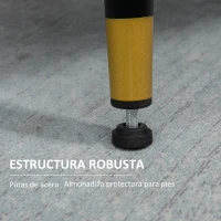 HOMCOM Butaca de Salón con Reposabrazos Asiento Acolchado y Patas de Acero Sofá Individual de Moderno 76x68x80 cm Gris(m-5)