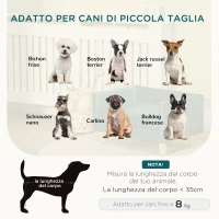 PawHut Divanetto per Cani e Gatti Stile Scandinavo con Cuscino Imbottito in Velluto e Legno, 64x45x36cm, Blu(m-7)