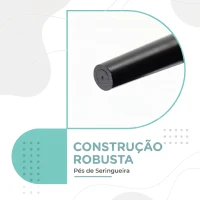 HOMCOM Banco de Pé de Cama Estofado em Linho Sintético com Pés de Madeira Braços e Assento Acolchoado, Verde Claro(m-7)