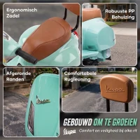 AIYAPLAY Elektrische kindermotor Mini Vespa GTS 6V met lithiumaccu, ergonomische zitting, rugleuning, 1,5-3 jaar(m-7)