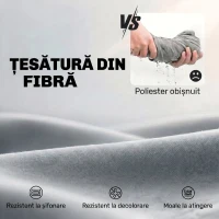 Outsunny Set de mobilier de grădină 4 piese, set de mobilier exterior din oțel, canapea 2 locuri, 2 fotolii, masă cu blat din sticlă, perne confortabile, gri deschis(m-6)