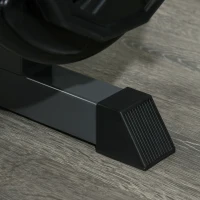 SPORTNOW Máquina de Extensión y Curl de Piernas Ajustable con Carga de Placas para Entrenamiento de Cadera Muslos en Gimnasio(m-9)