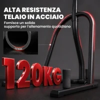 SPORTNOW Supporto per Sacco da Boxe con Sacco, Catena a 360°, Max 120kg, Allenamento MMA Muay Thai Palestra Casa(m-7)