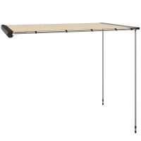 Outsunny Tenda Tetto Auto Impermeabile Altezza Regolabile Cachi