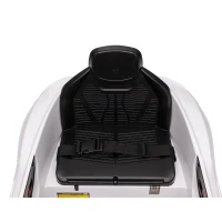 AIYAPLAY Carro Elétrico para Crianças Maserati Gran Turismo Folgore 12V Controlo Remoto Faróis Buzina e Música MP3 98x59x43 cm Branco(m-13)