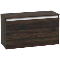 HOMCOM Noptieră Suspendată cu Sertar Fără Mânere și cu Prindere pe Perete, 80x30x45 cm, Finisaj Nuc(m-13)