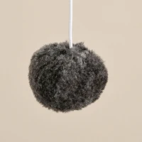 PawHut 121cm Cat Tree Tower for Indoor Cats Kitten Activity Centre Scratching Post with Bed Tunnel Perch Interactive Ball Toy Grey(m-9)