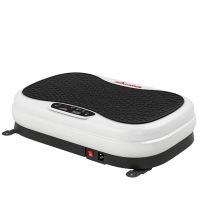SPORTNOW Plataforma Vibratoria con 50 Velocidades 3 Programas Pantalla LED Mando a Distancia Bandas Elásticas Ejercicio en Casa