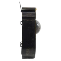HOMCOM Halloweendeko, Türglocke mit Horror-Auge, Geräusch- & Touchsensor, beweglich, grünes Licht(m-9)