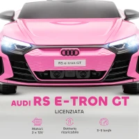 HOMCOM Auto Elettrica per Bambini 3-5 Anni con Telecomando, Sospensioni e Clacson, 103x58x41 cm, Rosa(m-4)