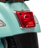 AIYAPLAY Elektrische kindermotor Mini Vespa GTS 6V met lithiumaccu, ergonomische zitting, rugleuning, 1,5-3 jaar(m-15)