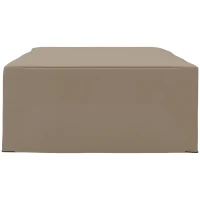 Outsunny Schutzhülle für Gartenmöbel Winterfest Wasserdicht Abdeckung Abdeckplane Oxford 275 x 205 x 90 cm Beige(m-11)