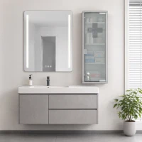 kleankin Armoire à Pharmacie 2 étagères 3 Niveaux 20L x 12l x 58H cm Porte Verre trempé Symbole Croix Acier INOX.(m-8)