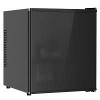HOMCOM Mini Kühlschrank 44L/46 Dosen Kleiner Kühlschrank mit einstellbarem Thermostat 43 x 51 x 51,3 cm, Schwarz