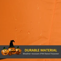 Outsunny 6ft Inflatable Halloween Large Pumpkin in Hat with Four Small Pumpkins, Blow-Up Outdoor LED Display for Lawn, Garden, Party(m-6)