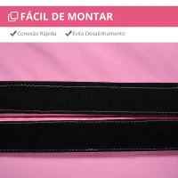 HOMCOM Tapete para Pole Dance Dobrável e Portátil Ø150x5 cm Rosa(m-5)