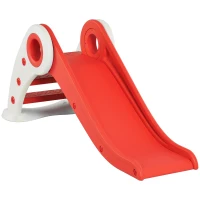 HOMCOM Toboggan Enfant Pliable pour Usage intérieur et extérieur 3 à 6 Ans 120 x 50 x 56 cm HDPE Rouge(m-11)