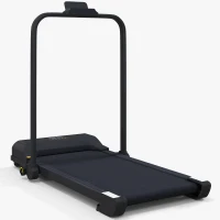 HOMCOM Passadeira 2 em 1 Passadeira com Guiador Dobrável 2,5 HP Velocidade Ajustável Máximo 10 km/h Passadeira Elétrica 130x59x96 cm Preto(m-11)