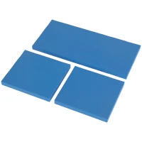 Outsunny Outdoor Seat Cushion Pads for Rattan Furniture, 3 PCs Garden Furniture Cushions,  Sky Blue(m-15)