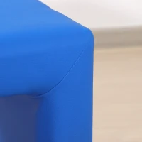 HOMCOM 2 In 1 Toddler Sofa Chair,  48 x 44 x 41 cm, for Game Relax Playroom, Blue(m-9)