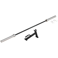 SPORTNOW 210cm Barbell Set, Barbell Bar for 5cm Weight Plates for Loading 200kg Weight Plates, for Home Gym Weight Training