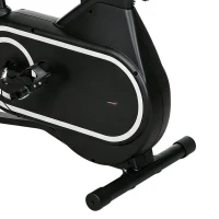 SPORTNOW Vélo d'appartement volant d'inertie silencieux écran LCD guidon et selle réglables support Ipad porte-gobelet intégrés(m-13)